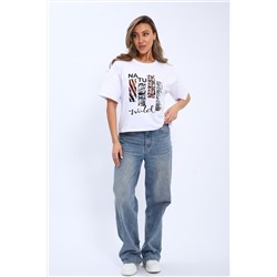 Футболка женская Modellance c принтом 32077