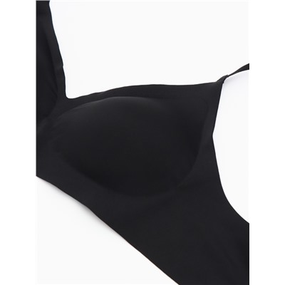 Бюстгалтер женский бесшовный MINAKU, размер 42 (60 см), чёрный