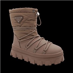 Дутики Q852-3 коричневые