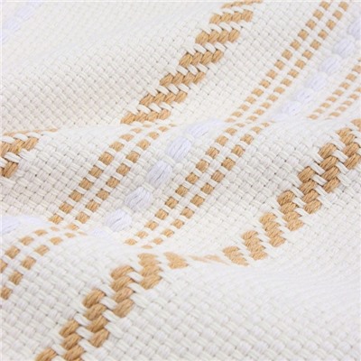 Наволочка декоративная с вышивкой SL Home, 45×45 см, хлопок 100%, молочная