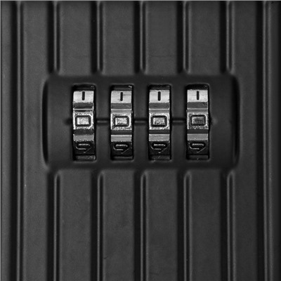 Сейф-ключница кодовая ТУНДРА, металлическая, с защитной крышкой, серый, черный