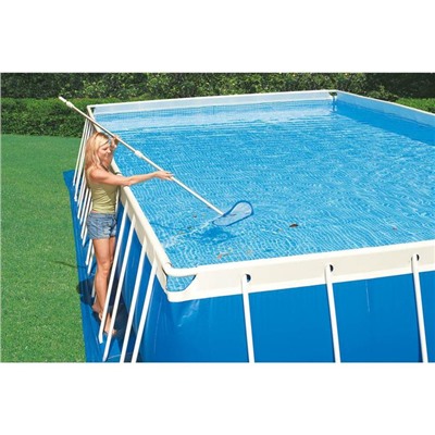 УЦЕНКА Набор для чистки бассейна: пылесос с 3 насадками, сачок, прямая щётка, 279 см, 28003 INTEX