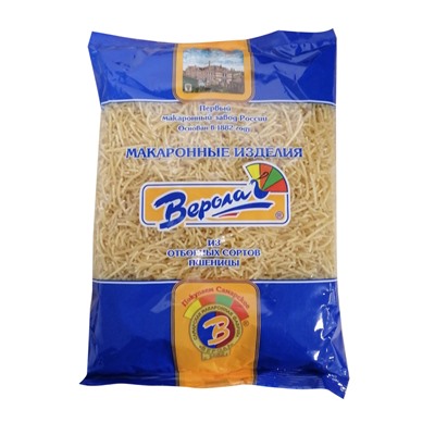 Макароны Верола Вермишель гр. В в/с, 500 г