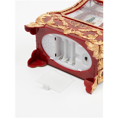 Фигура светодиодная «Граммофон» 36×16×9 см, от батареек 3хААА, музыка, USB, свечение тёплое белое