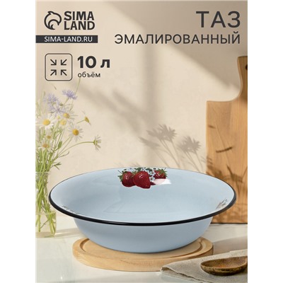 Таз эмалированный, 10 л