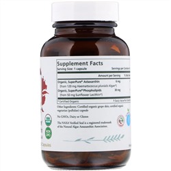 Pure Synergy, SuperPure, астаксантин, 60 капсул