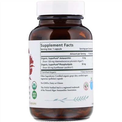 Pure Synergy, SuperPure, астаксантин, 60 капсул