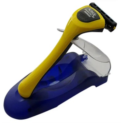 Станок для бритья Schick (Wilkinson Sword) Protector 3D-Diamond Yellow (+2 кассеты) на подставке