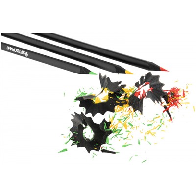 Карандаши 12цв трехгранные Blackwood супермягкие черное дерево AF03-051-12 ARTформат