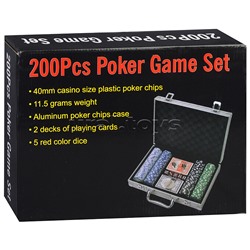 Набор для игры в покер (200 фишек)