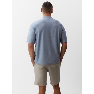 Футболка мужская MINAKU REGULAR: голубая, размер 46