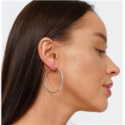 Серьги кольца, покрытие посеребрение, № 013522, арт. 001.333