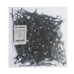 Саморез 3.8×64 мм ТУНДРА PREMIUM, потай, крупная резьба, шлиц PH, фосфатированный, 1 кг