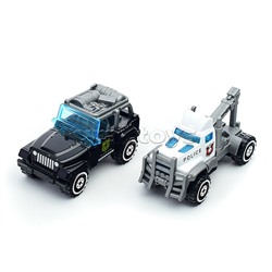 Машина "Трейлер-катапульта" в коробке (синий)