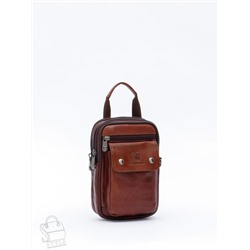 Сумка мужская кожаная 3131 brown Fuzhiniao в Новосибирске