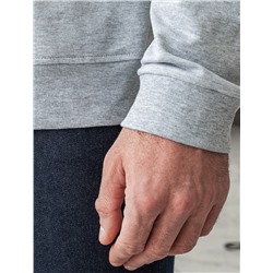 Джемпер-поло из эластичного футера с застежкой на пуговицы