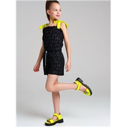 Полукомбинезон трикотажный для девочек