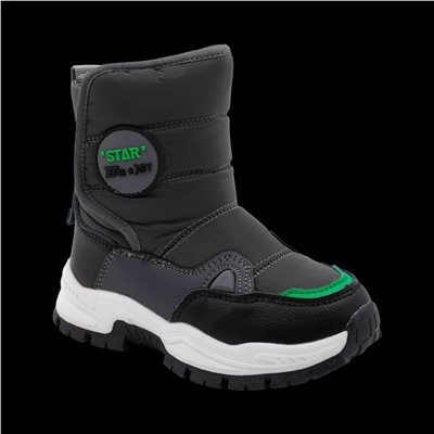 Дутики зимние В5115-3 серые п/п