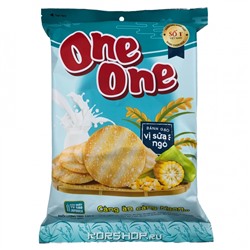 Рисовые крекеры с молоком и кукурузой One One, Вьетнам, 120 г Акция