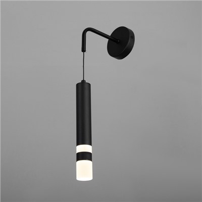 Бра «Гелла» LED 6 Вт 3000К черный 4×4×30 см