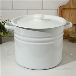 УЦЕНКА Кастрюля цилиндрическая, 9 л, без крышки, светлая МИКС