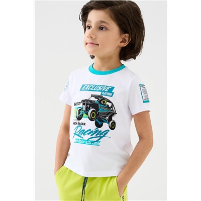 Фуфайка трикотажная для мальчиков (футболка) PLAYTODAY, 1239605