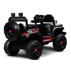 Электромобиль детский "Супер машина" (цвет черный)