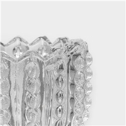 Сахарница Доляна «Ягодки», 130 мл, 8.5×8.5×10.5 см, стекло