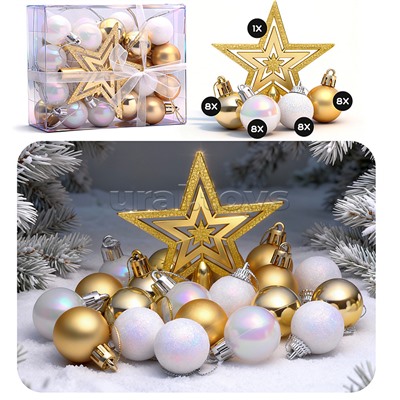 Набор новогодних украшений "Яркие впечатления"