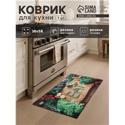 Коврик для кухни Этель «EAT», 38×58 см
