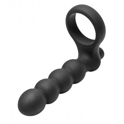 Насадка для двойного проникновения Double Fun Cock Ring with Double Penetration Vibe