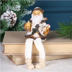 Фигурка Дед Мороз висячие ножки 9 см / CHR223 /уп 2/192/Новый год