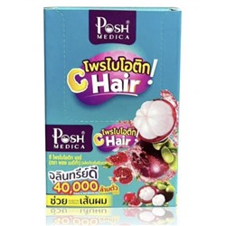 Мангостиновые пробиотики + витамины для волос POSH MEDICA, 6 саше по 20 грамм