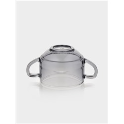Бульонница Paşabahçe «Грей», 480 мл, стекло, с ручками, серая