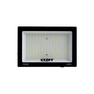 Прожектор светодиодный СТАРТ, 150 Вт, 12750 Лм, 6500К, IP65, чёрный