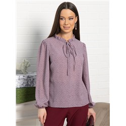 Блуза Анастейша (пыльно-сиреневая) Б15208-18М