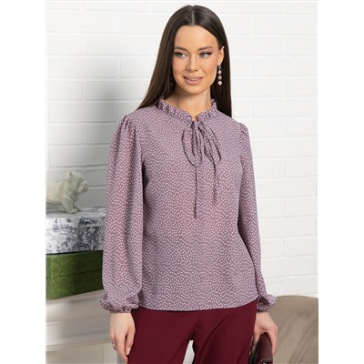 Блуза Анастейша (пыльно-сиреневая) Б15208-18М