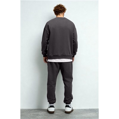 Мужской костюм оверсайз из футера трехнитки Happyfox