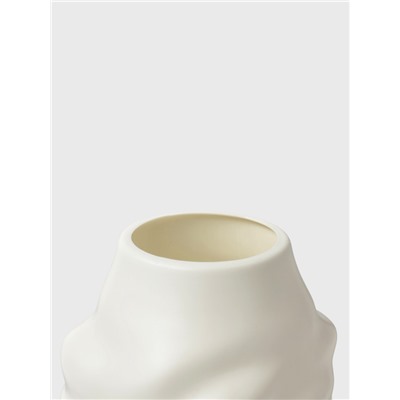 Ваза для цветов, пластик, 9×6×20 см, 1.7 л, белая