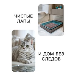 Наполнитель минеральный впитывающий «Пижон» для короткошерстных кошек, 10 л