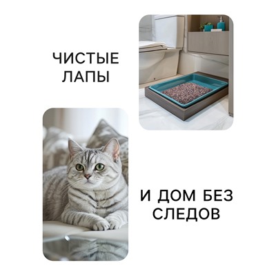 Наполнитель минеральный впитывающий «Пижон» для короткошерстных кошек, 10 л