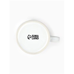 Кружка новогодняя керамическая «Снеговик», 320 мл, ручная работа