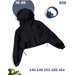 Ветровка 658 чёрный