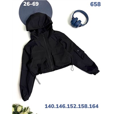 Ветровка 658 чёрный