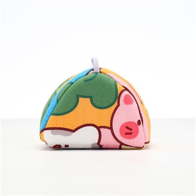 Домик для грызунов «ЛЕВ», жёлтый