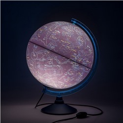 Интерактивный глобус "День и ночь" с двойной картой 250мм с подсветкой