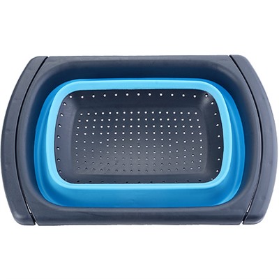 31488-2 Дуршлаг с выдвиж. ручками, СИНИЙ.MB (х12)