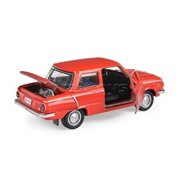 Машина металл ЗАЗ-968А "Запорожец" 12 см, красный, инерц., в коробке