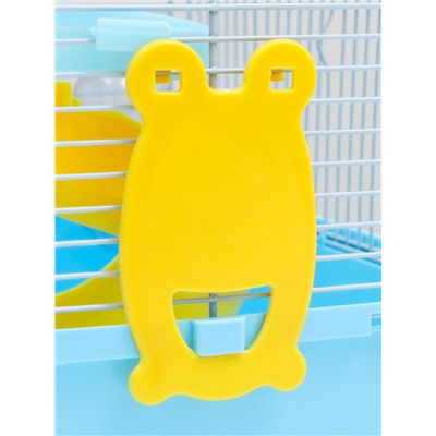 Клетка для грызунов «Пижон», укомплектованная, 27×21×26 см, голубая