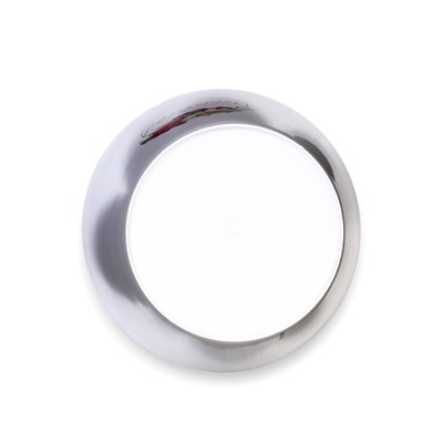 Кашпо для цветов «Цветы», 800 мл, d=12 см, h=11 см, пластиковое, белое